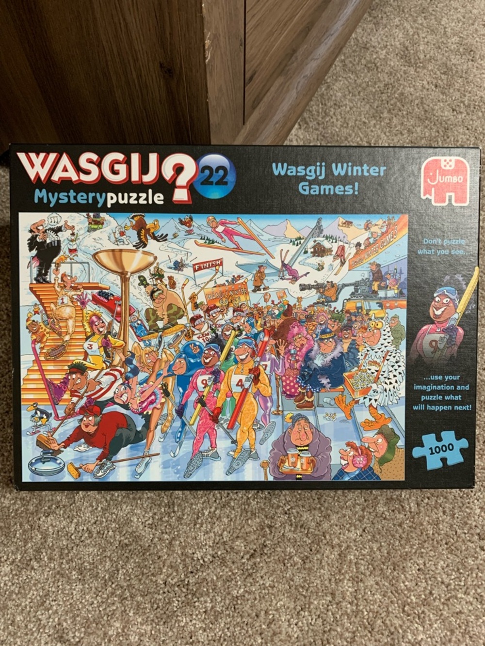 Jumbo Wasgij? Mystery Puzzle #22 Wasgij Winter Games! 2021 1000 Pieces COMPLETE